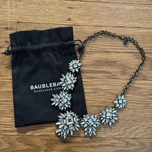 Baublebar Nebular Collar in Antique Gold - like new! Womens statement necklace